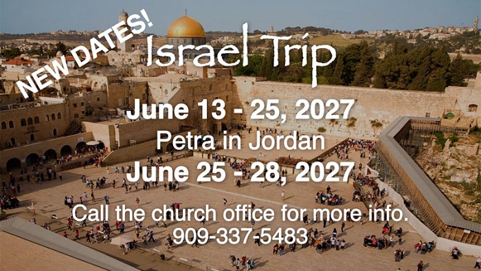 Israel and Petra in Jordan Trip 2027 image